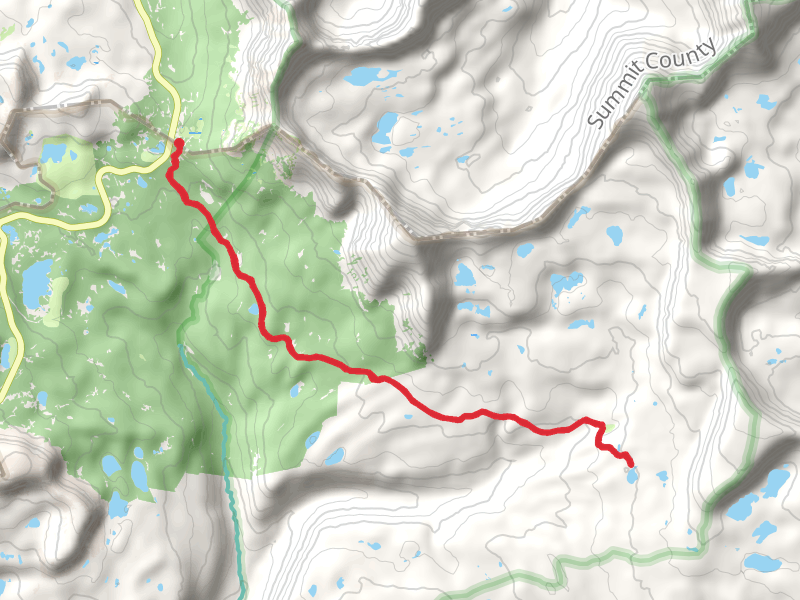 Carolyn Lake via Highline Trail