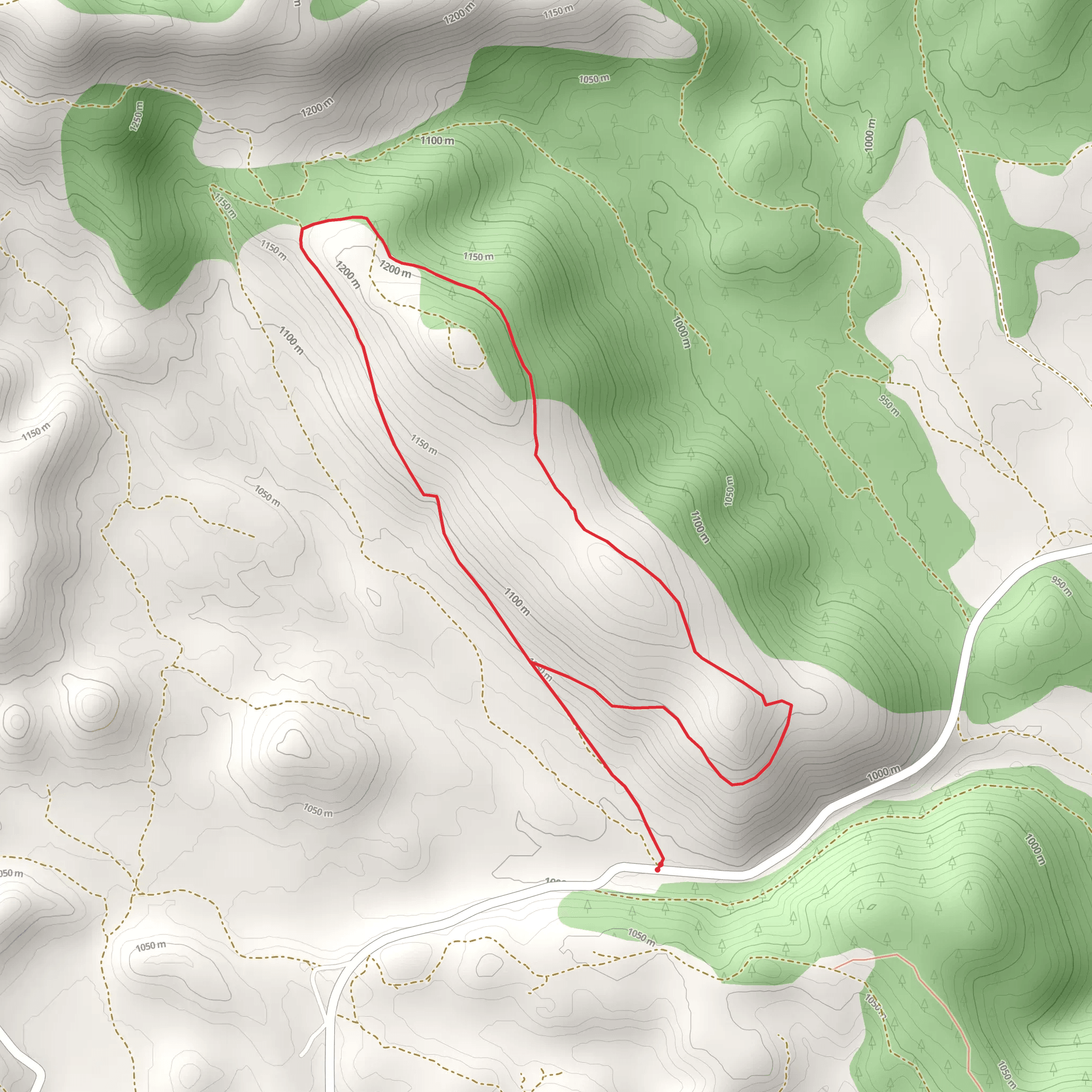 Silver Hill Trail PR CU 15 mobile static map