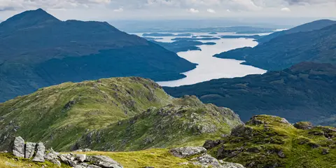 An image depicting the trail Ben Lomond Loop and its surrounding area.