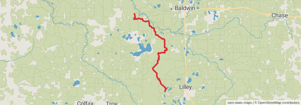 American Perimeter Trail - North Country Primary stage 53 Map