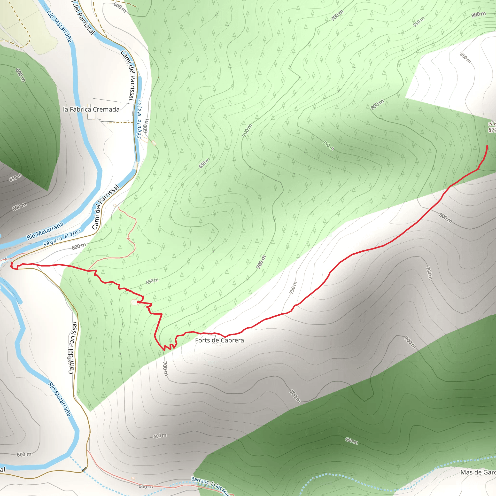 Cabrera Fountain PR TE 154 mobile static map