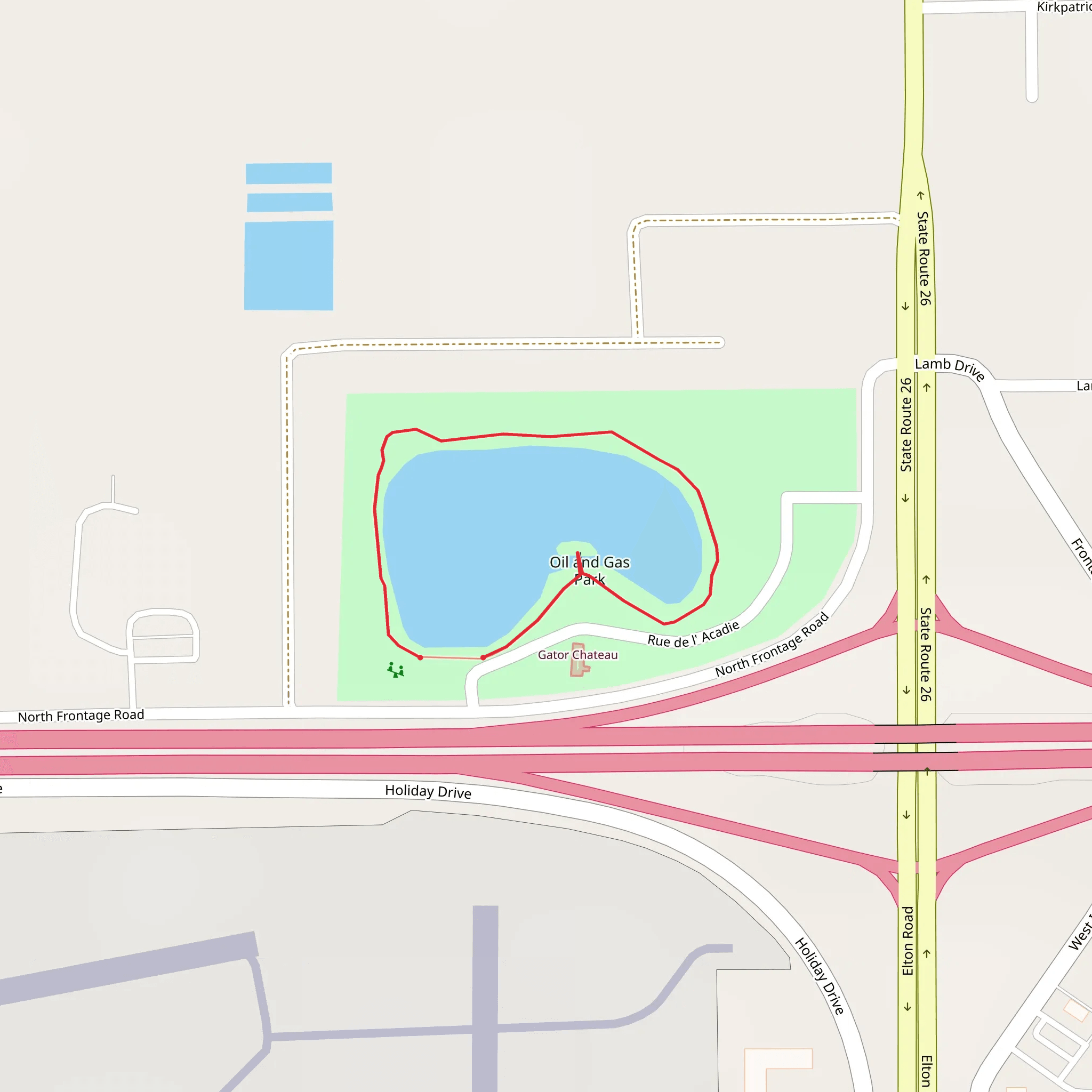 Oil and Gas Park Loop mobile static map