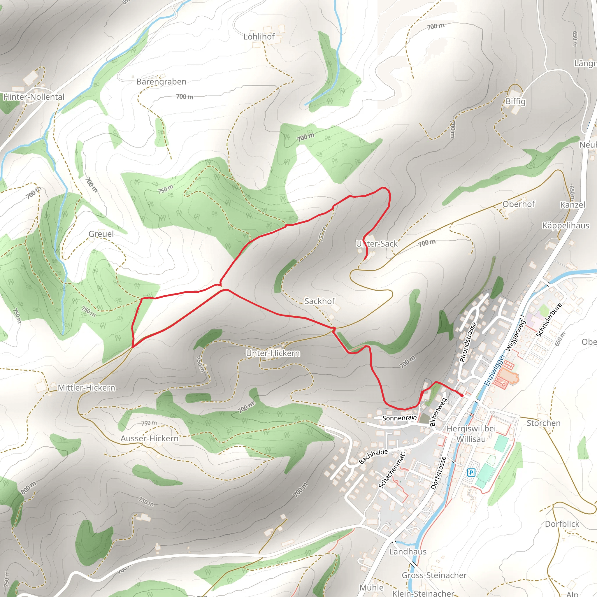 Kräuterweg mobile static map
