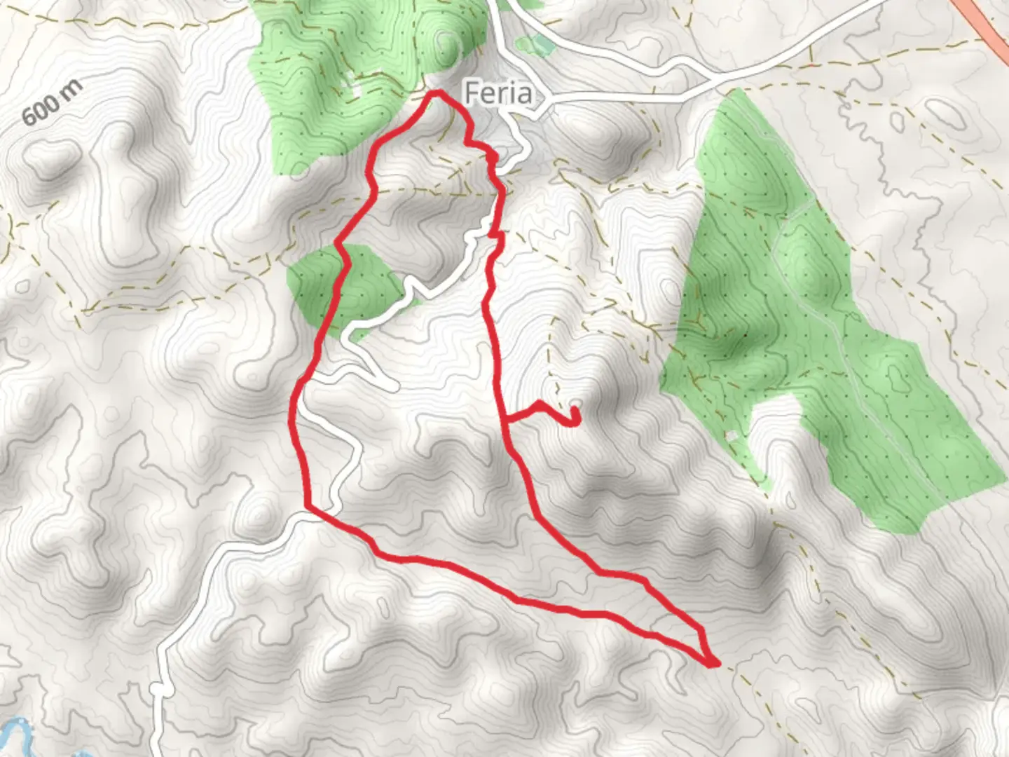 An image depicting the trail Fair PR BA 158 and its surrounding area.