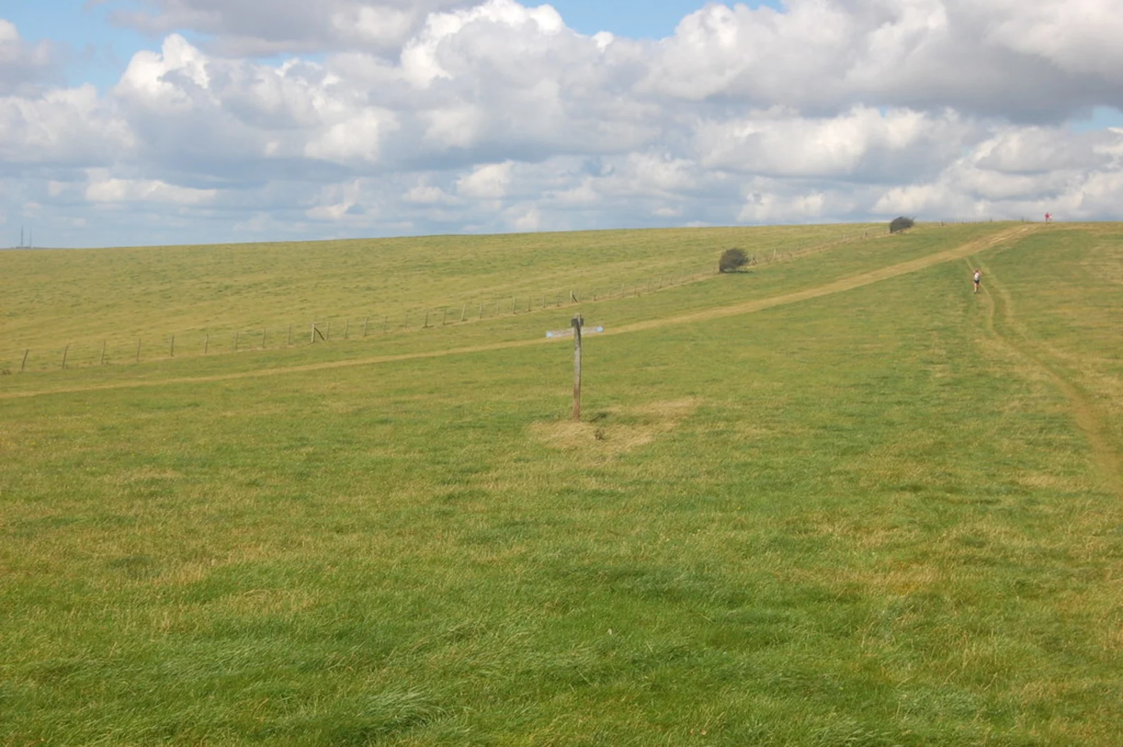 An image depicting the trail Alciston and Alfriston Loop via Firle Beacon and its surrounding area.