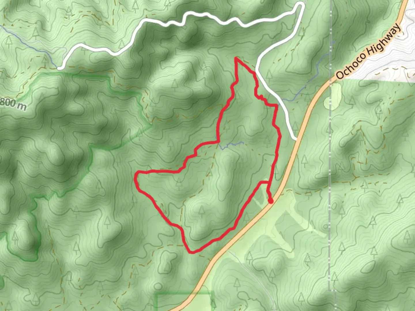 An image depicting the trail McGinnis Creek Loop Trail and its surrounding area.