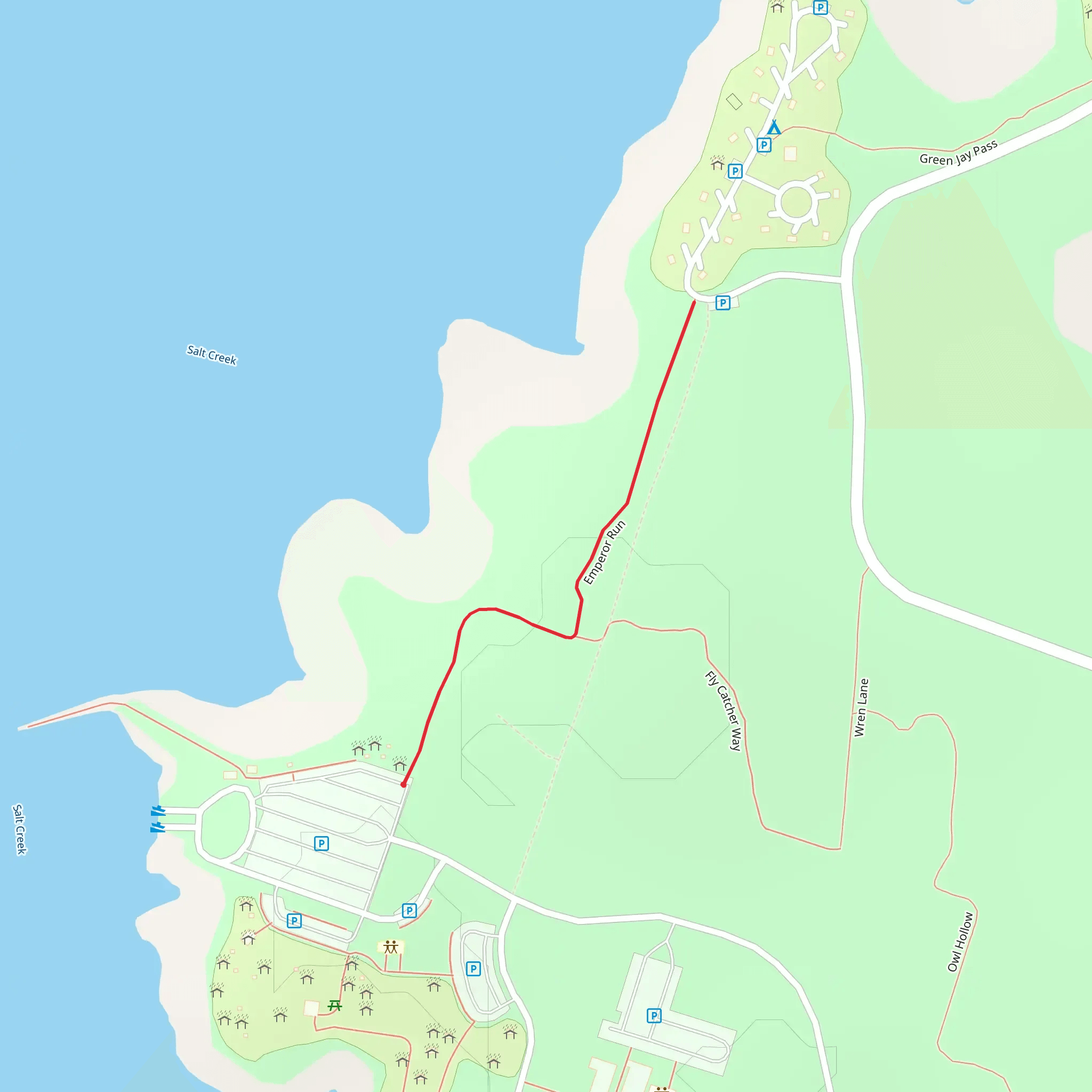 Emperor Run mobile static map