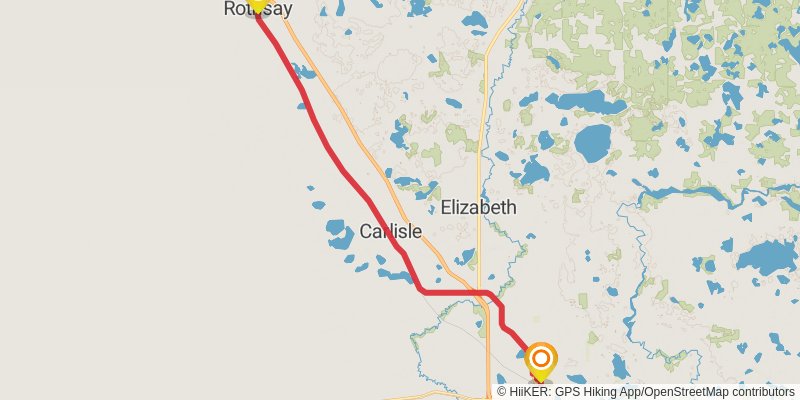 North Country Trail - Minnesota stage 2 Map