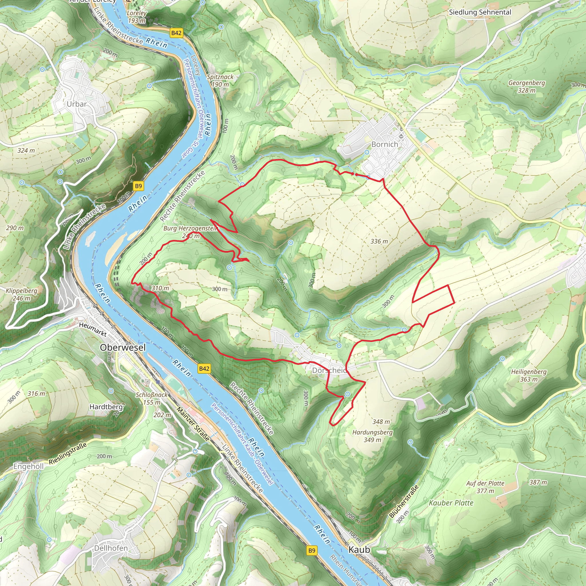 Urbach Runde Variate A and C mobile static map