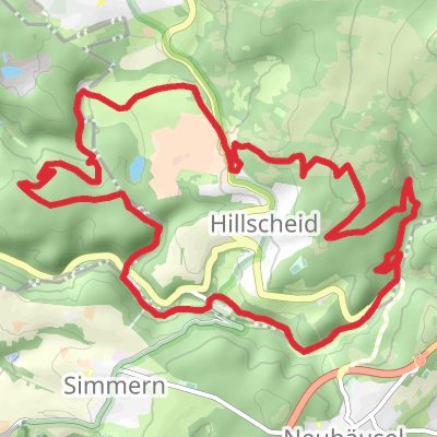 Hillscheid Loop via Pedal mobile static map