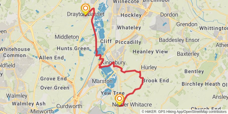 Middleton in Teesdale to Dover Walk stage 21 Map