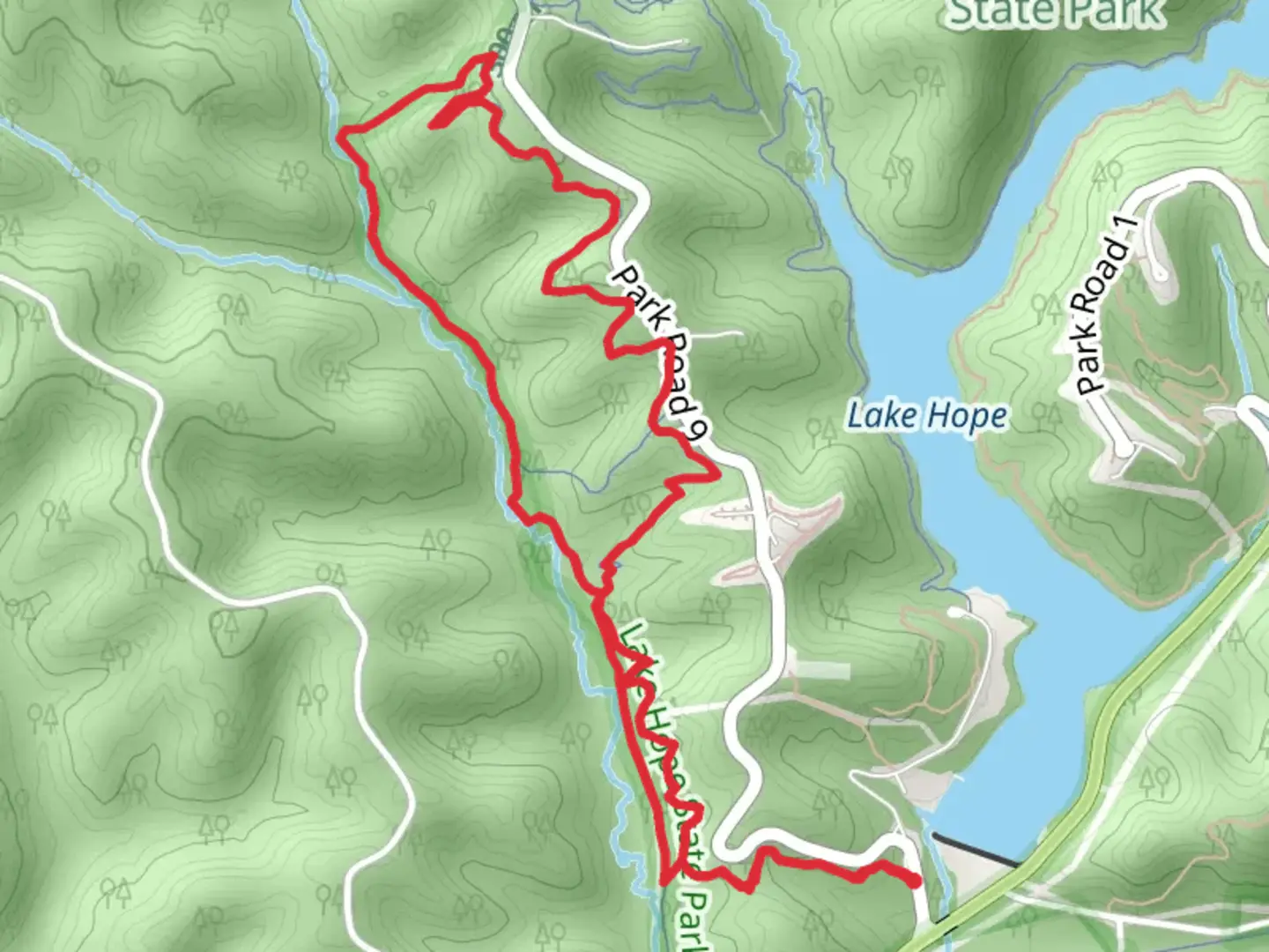 An image depicting the trail Sidewinder Loop Trail and its surrounding area.