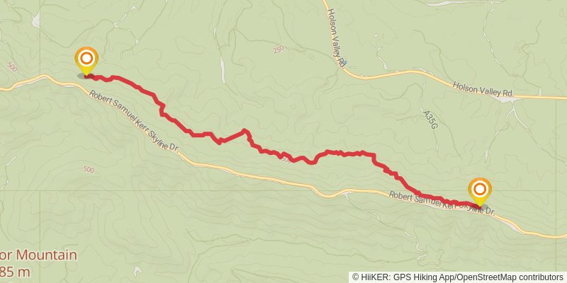 Ouachita National Recreation Trail - Oklahoma stage 4 Map
