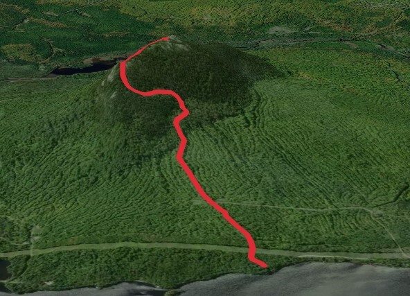 Mosquito Mountain from Troutdale Road