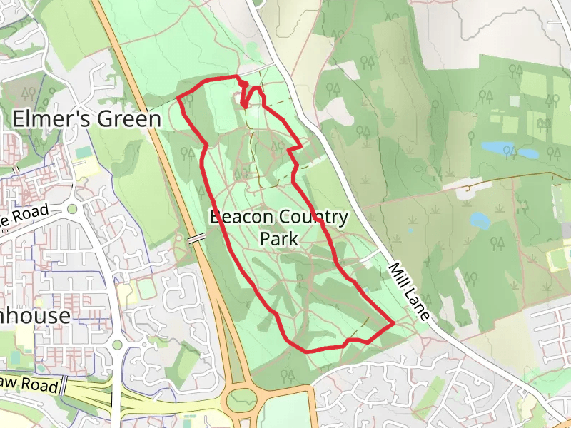 Beacon Country Park Loop