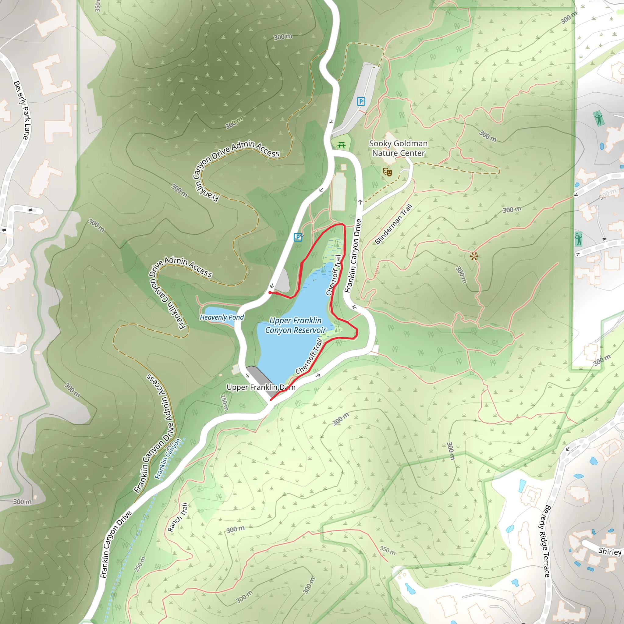 Chernoff Trail mobile static map