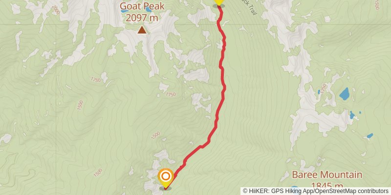 Swamp Creek Trail stage 2 Map