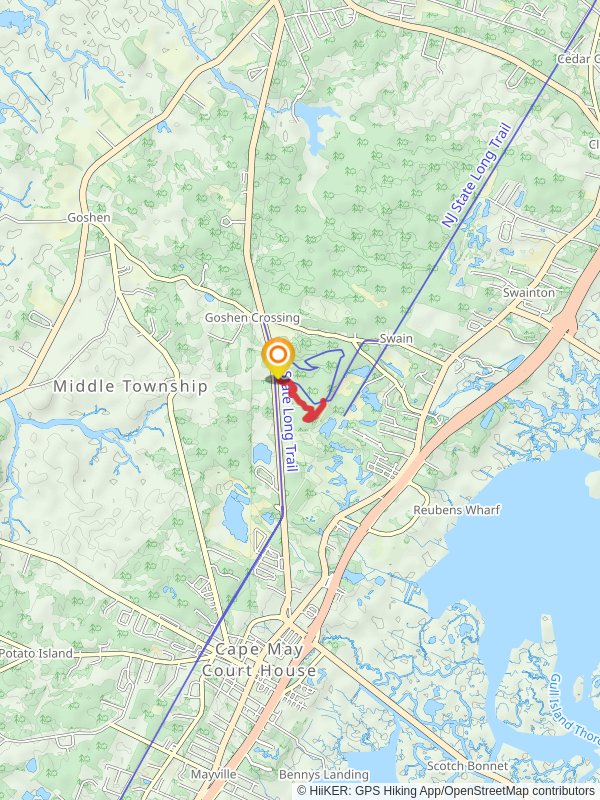 Blue Trail Out and Back