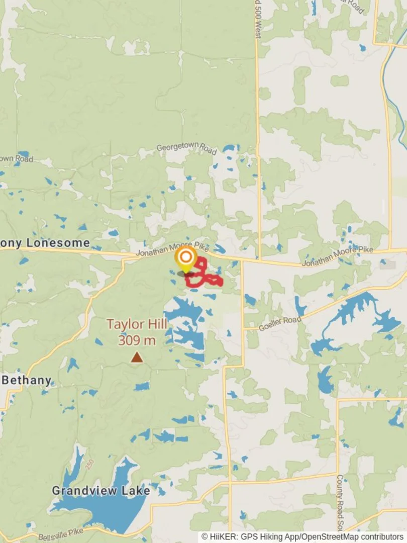 Shawnee and Lenape Loop Trail Bartholomew County Indiana