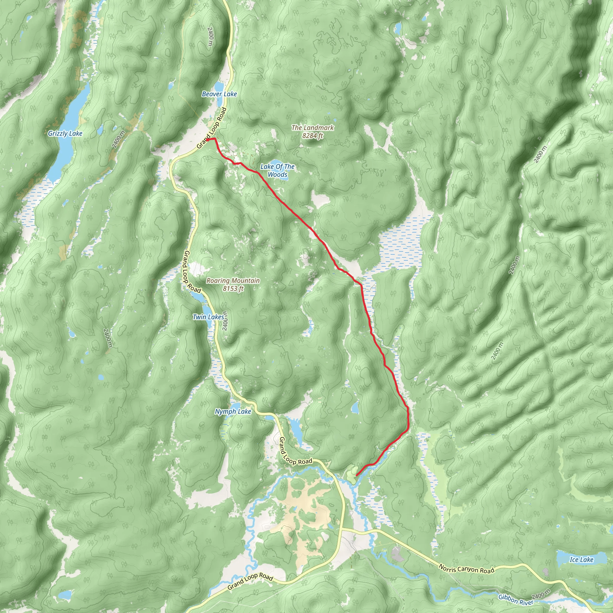 Solfatara Creek Trail mobile static map