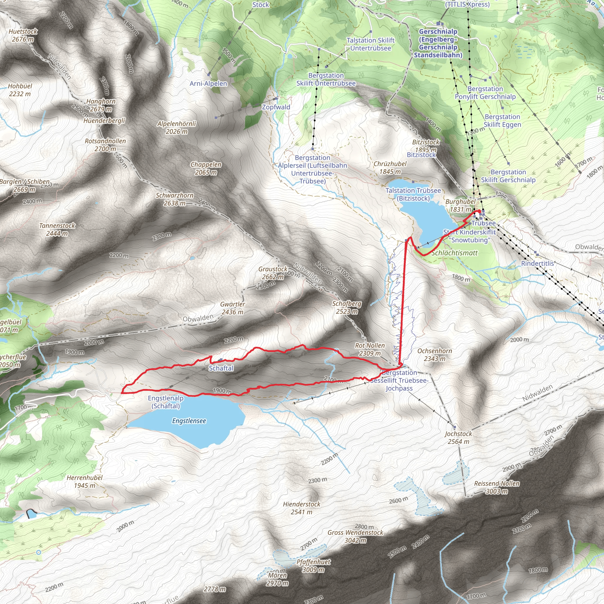 Murmeli Wanderung mobile static map
