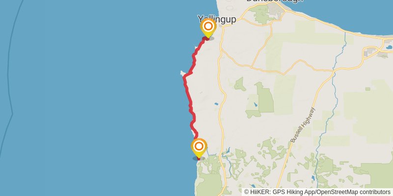 Cape to Cape Track stage 2 Map