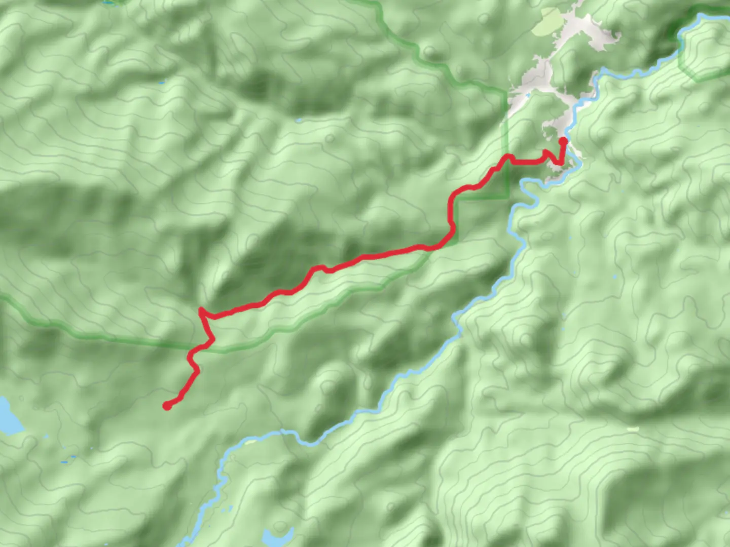 An image depicting the trail Fish Creek Trail and its surrounding area.