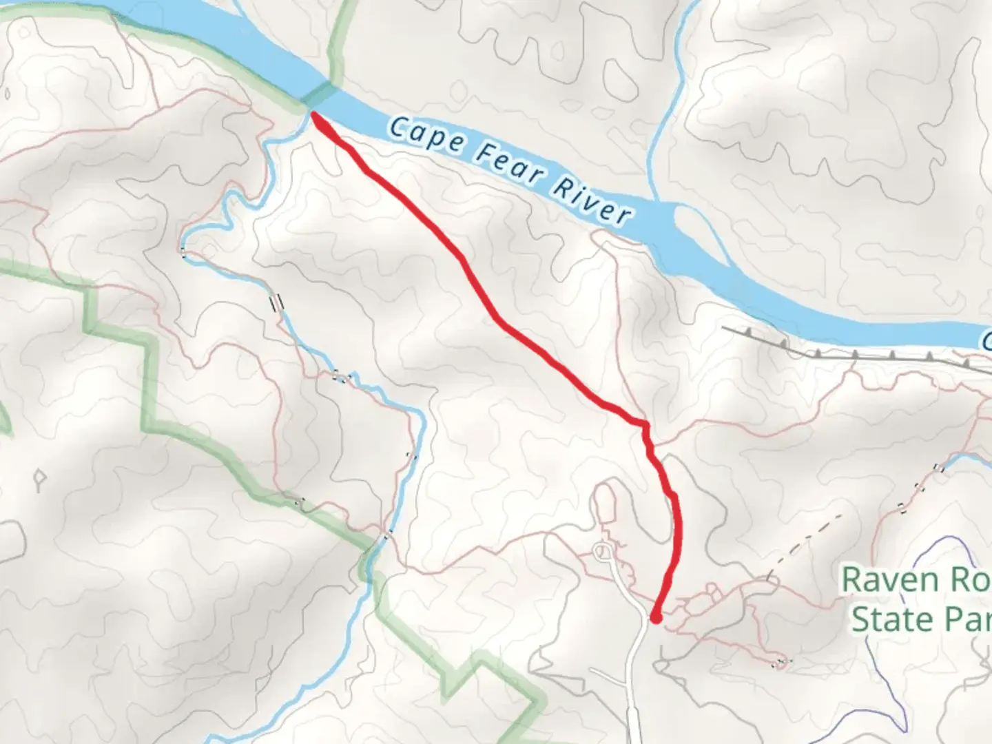 An image depicting the trail Northington Ferry Trail and its surrounding area.