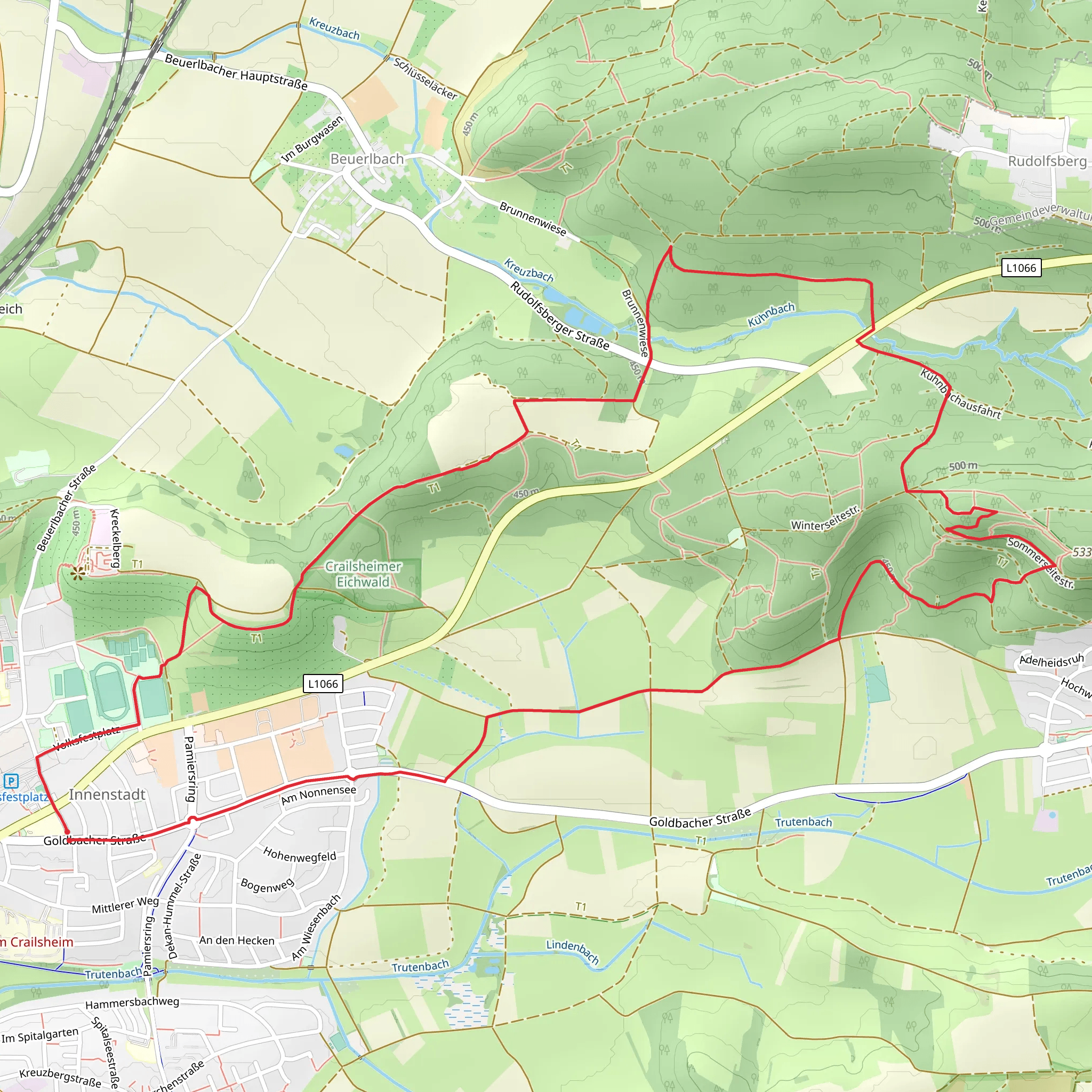 Schönebürg Loop mobile static map