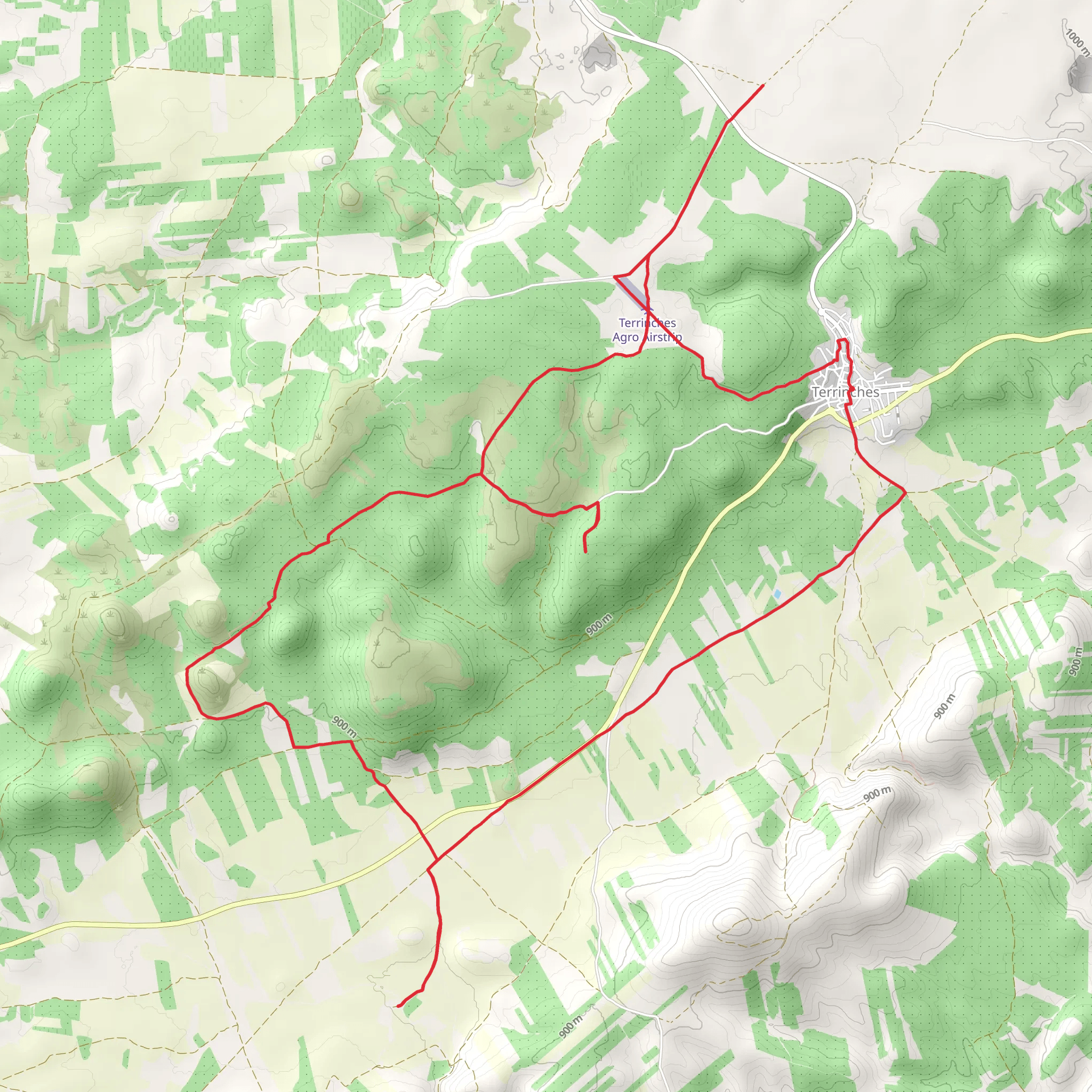 Archaeological Route and BIC Points PR CR 18 mobile static map