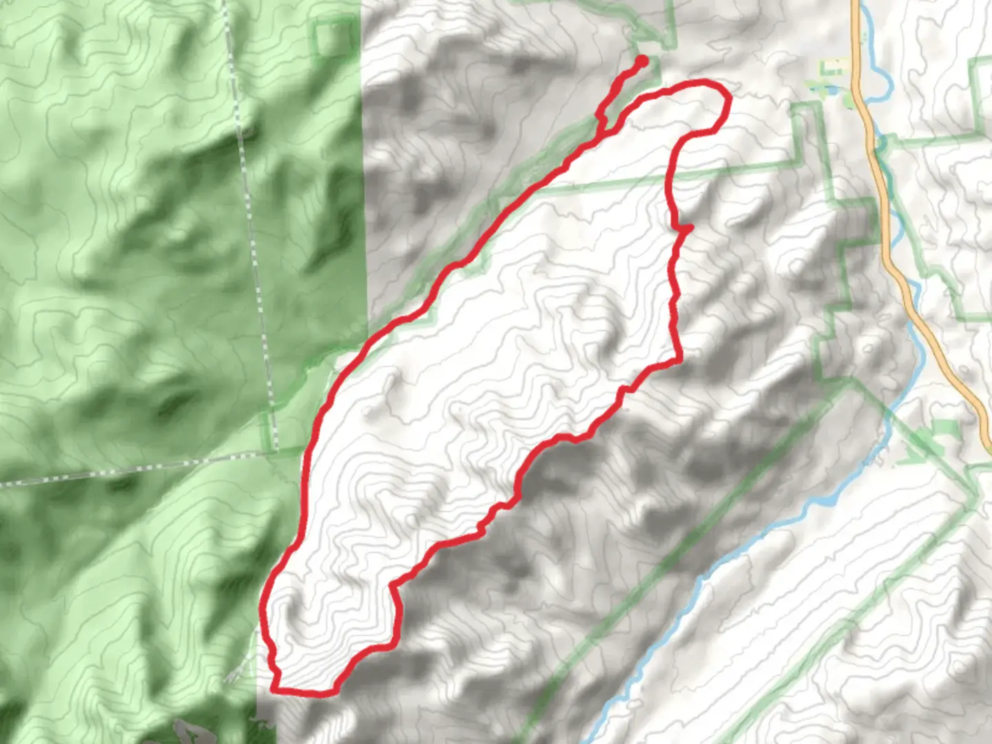 An image depicting the trail Orebed Brook Trail, Armstrong Mountain and Rooster Comb Loop via Phelps Trail and its surrounding area.