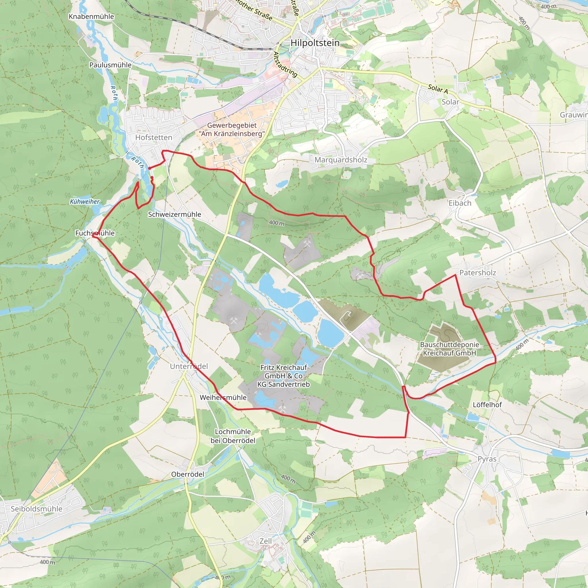 Eibachgrund mobile static map