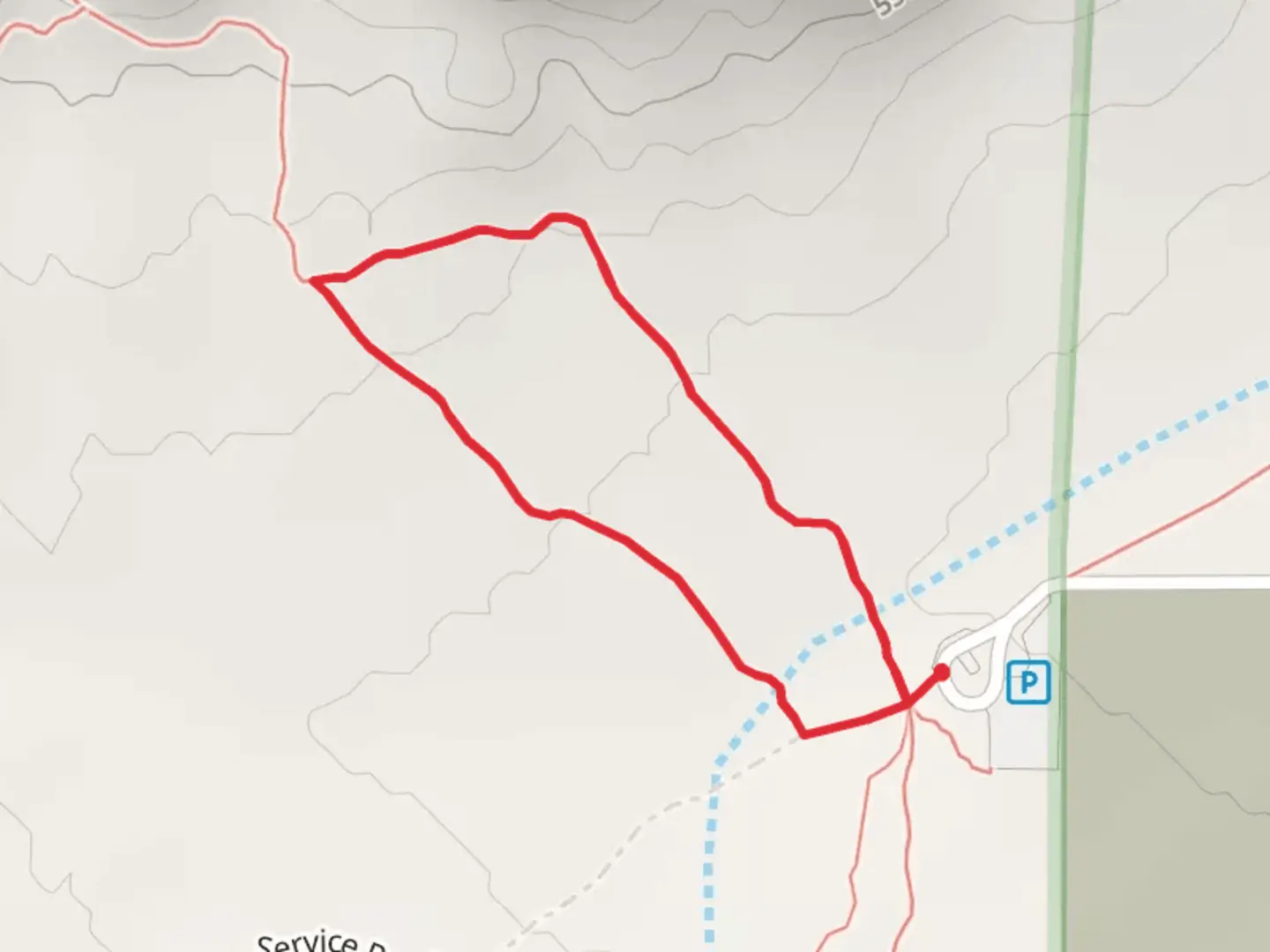 An image depicting the trail Maricopa and Goldmine Loop Trail and its surrounding area.
