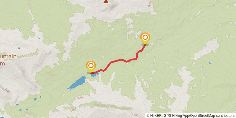 Gable Pass Trail via Otatso Creek stage 2 Map