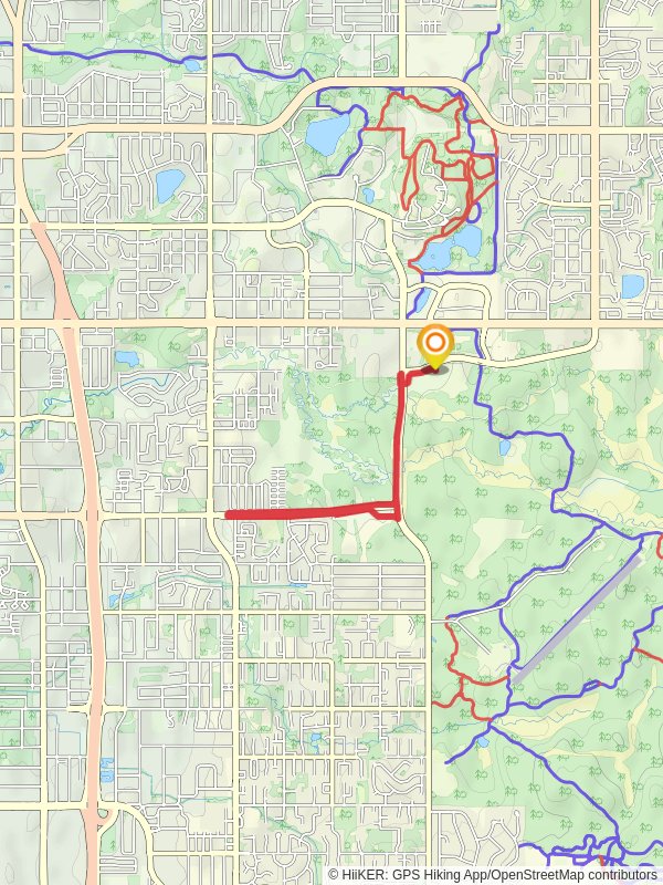 Campbell Creek Trail and Dowling Road West-East Bound Path Loop