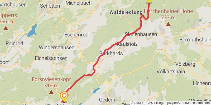 Bonifatius - Route stage 7 Map