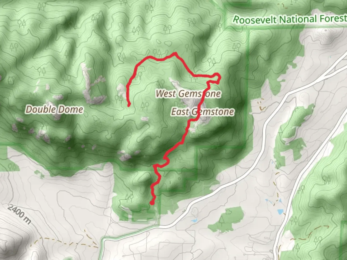 An image depicting the trail Balanced Rock via Gem Lake Trail and its surrounding area.