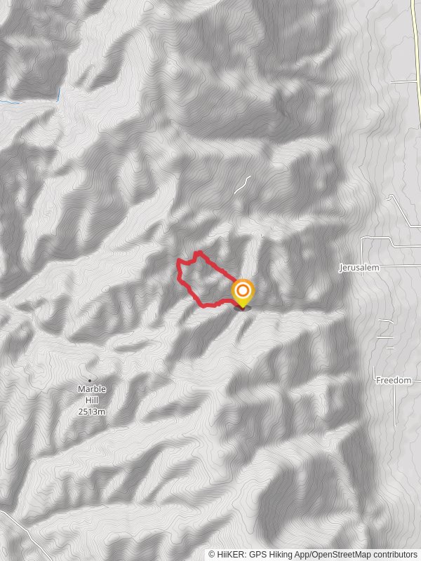 Middle Fork Trail and Right Fork Trail