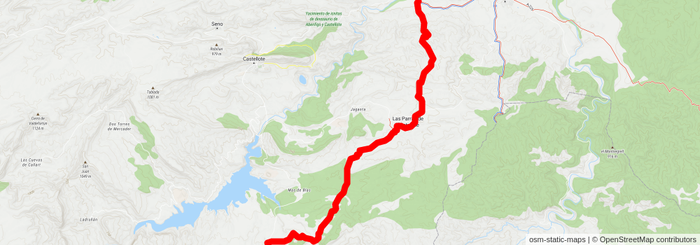 GR 8 Aragón stage 6 Map