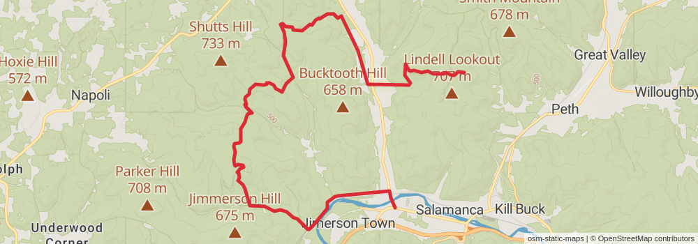 American Perimeter Trail - Northern Appalachian Primary stage 28 Map