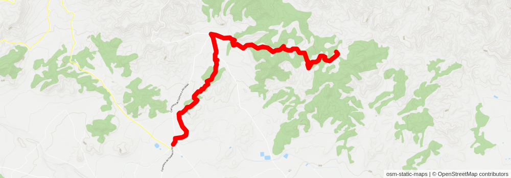 Cavall de l'Olivera route PR CV 258 stage 2 Map