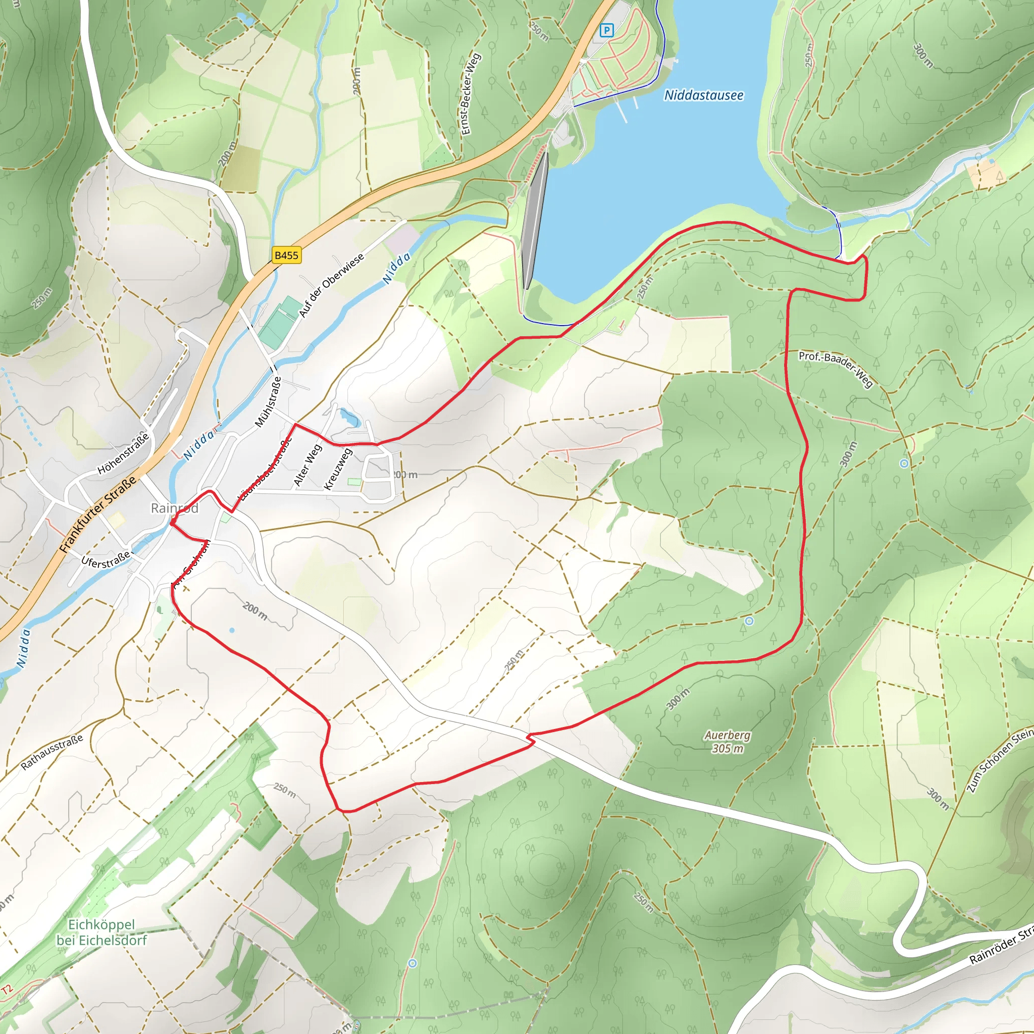 Rundwanderweg Rainrod R3 mobile static map
