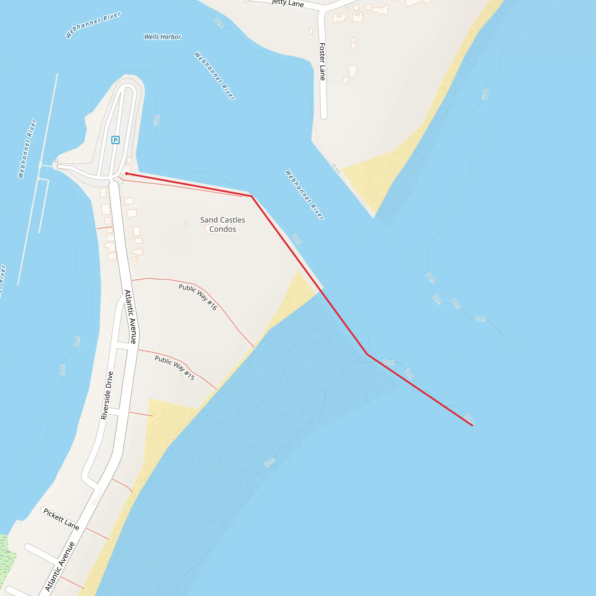 Tidsl Flat from Riverside Road mobile static map