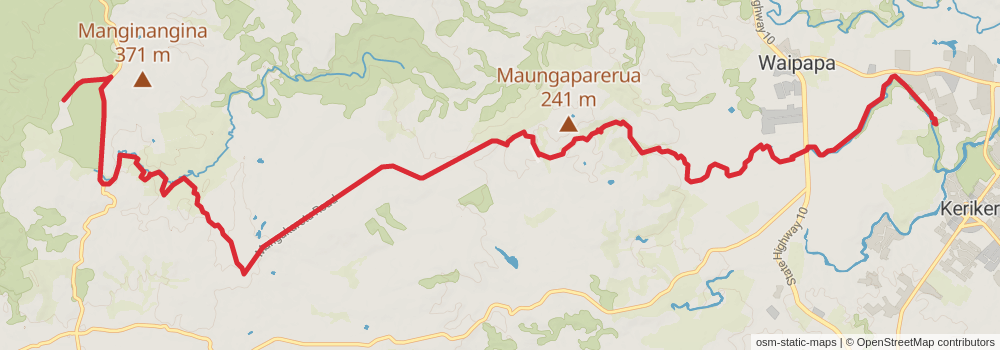 Te Araroa Trail stage 11 Map