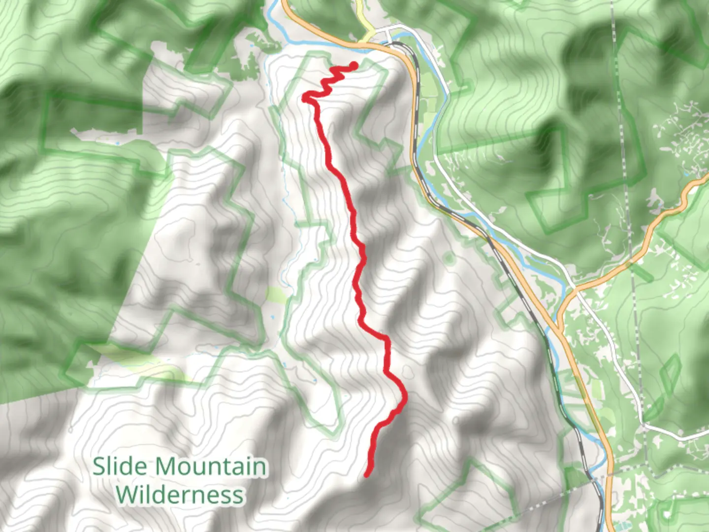 An image depicting the trail Romer Mountain, Mount Pleasant and Cross Mountain Trail and its surrounding area.