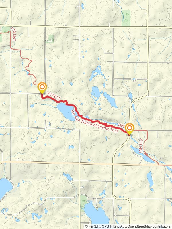 Ice Age Trail and Straight Lake