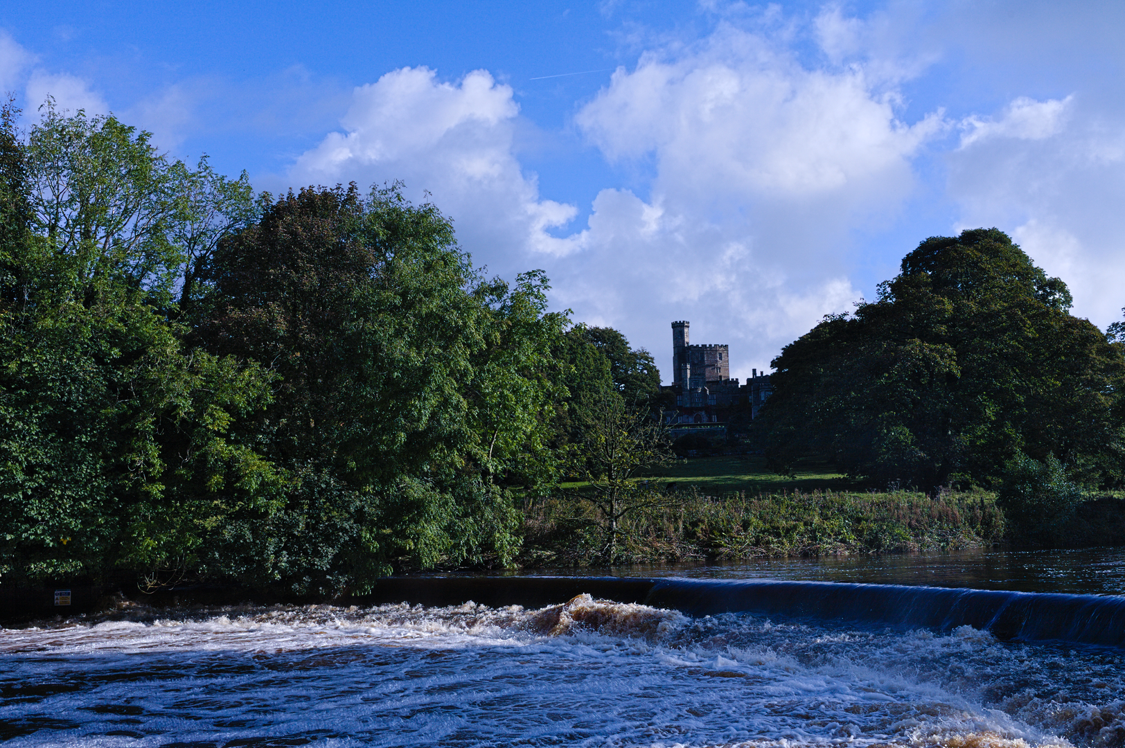 An image depicting the trail Hornby - Wray - River Wenning and River Lune and its surrounding area.