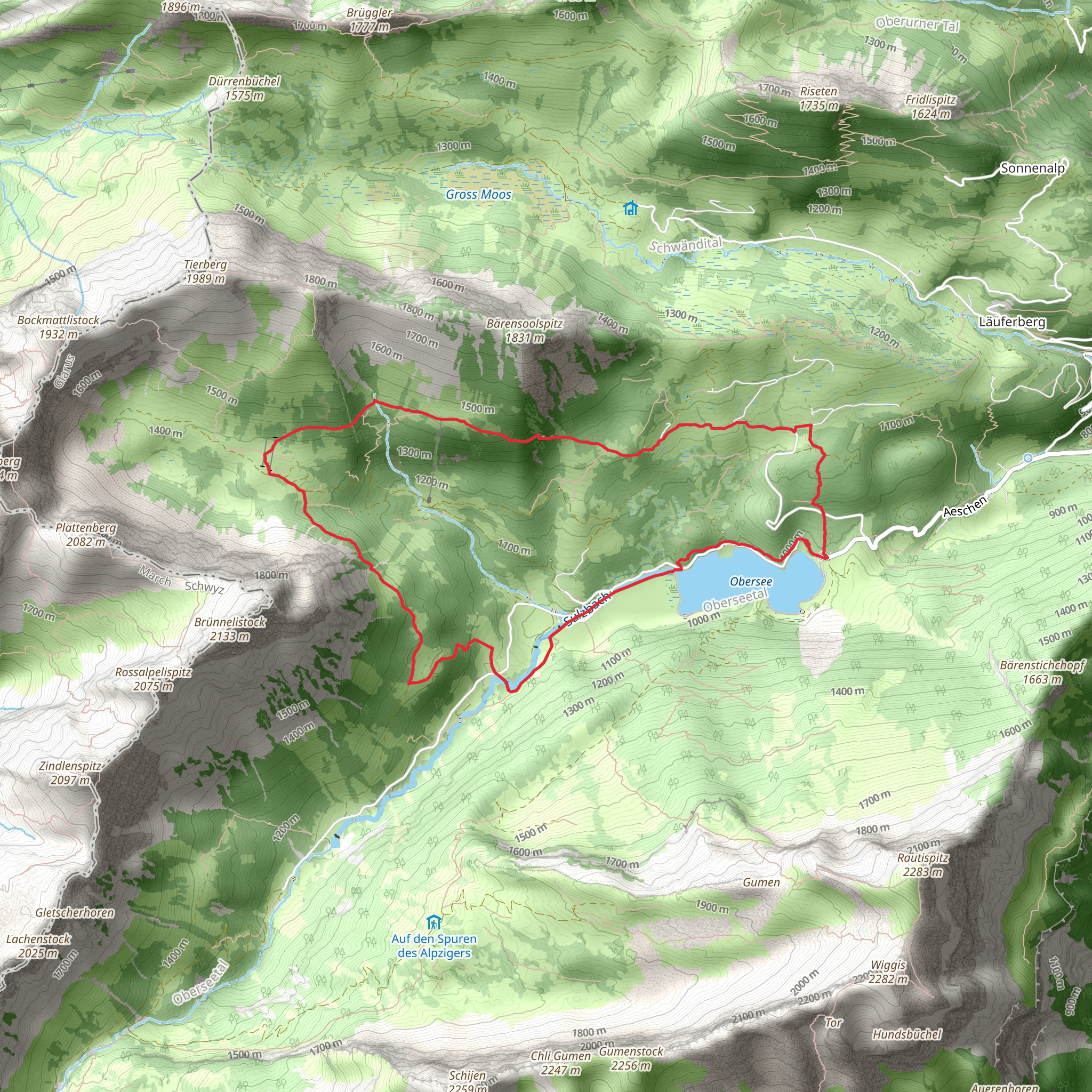 Ahornen-Rundweg mobile static map