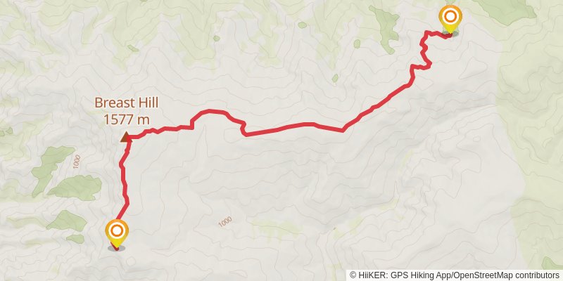 Timaru River Loop Track stage 2 Map