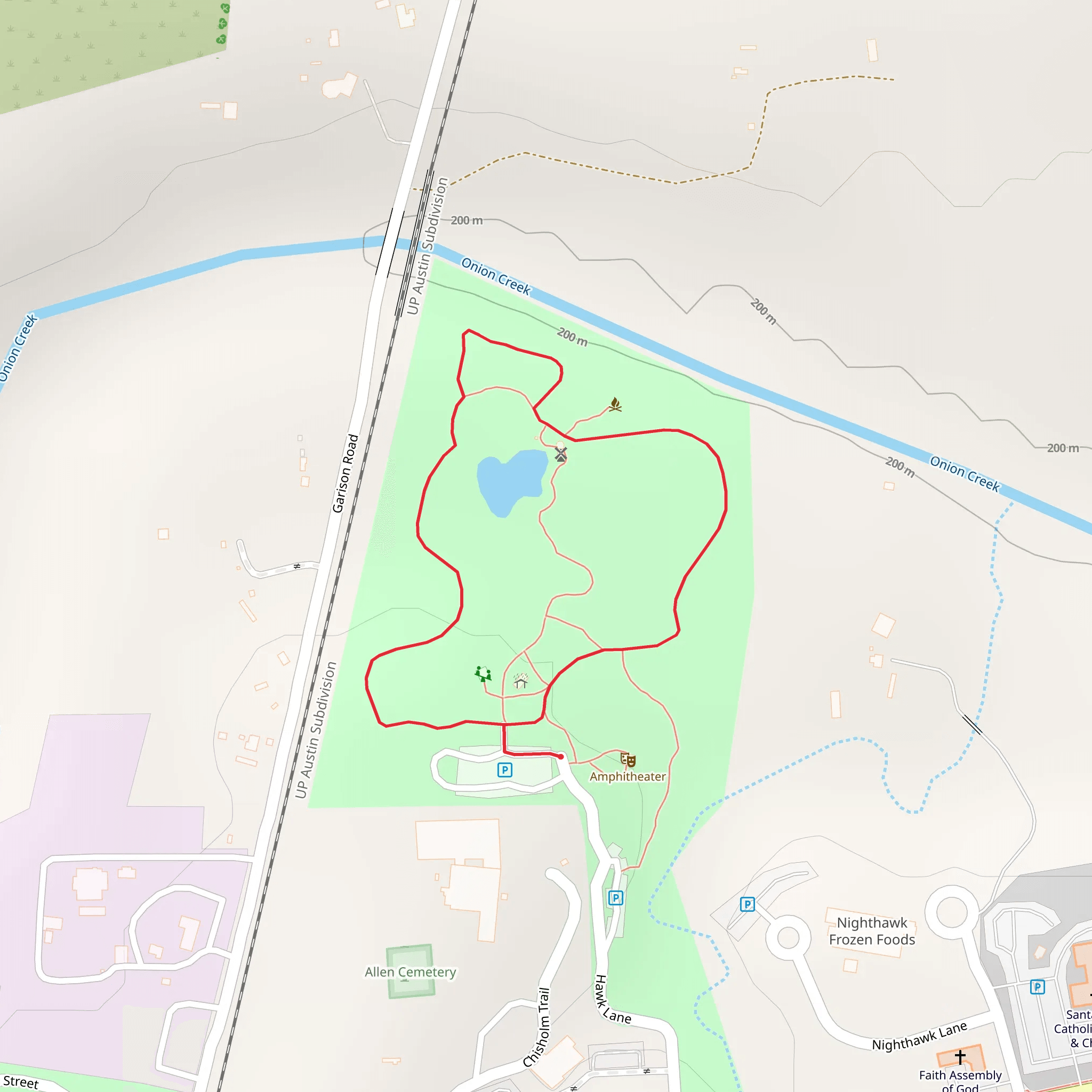 Historic Stagecoach Park Loop mobile static map